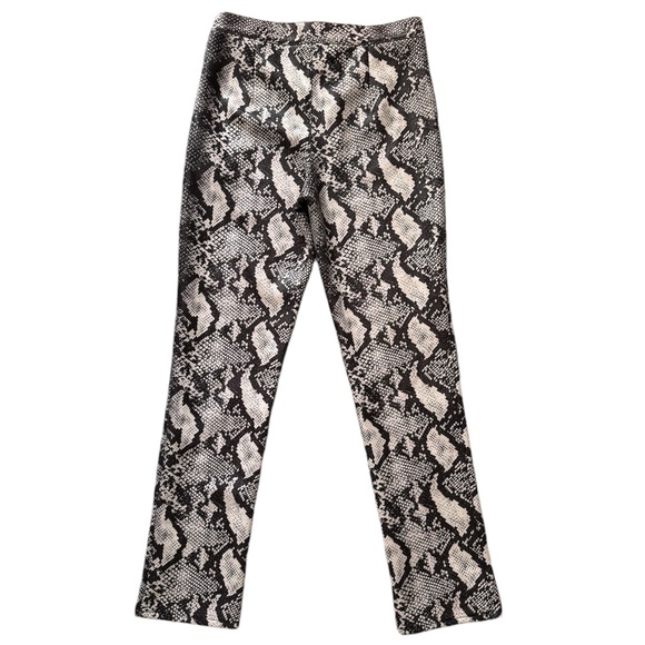Urban Outfitters UO Maia Soft Faux Leather Snakeskin Pants, Size 2 - Picture 2 of 6